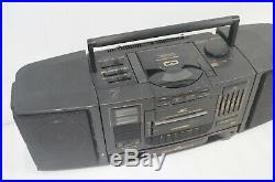 JVC PC-X200 Stereo Portable Boombox CD player Radio Cassette Player