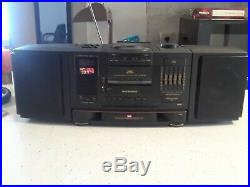 JVC PC-X200 Stereo Portable Boombox CD player Radio Cassette Player