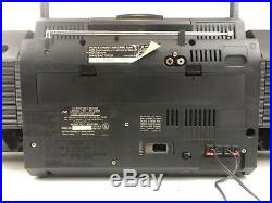 JVC PC-X300 Portable Boombox Radio Cassette Hyper Bass CD Player