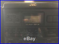 JVC PC-X55 CD/Cassette/Am/Fm Boombox Portable Audio System Player