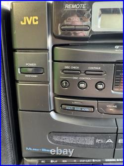 JVC PC-XC30 PORTABLE CD CHANGER SYSTEM BoomBox Bookshelf Fully Tested JVC PC-XC30 PORTABLE CD CHANGER SYSTEM BoomBox Bookshelf Fully Tested