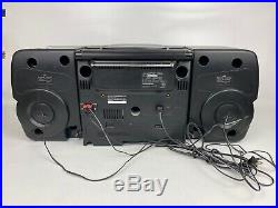 JVC PC-XC50 Boombox Portable 6-CD Radio Stereo AM/FM + Dual Tape Player WORKS