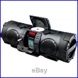 JVC Portable CD Boomblaster with Lightning Dock & Bluetooth Black (RVNB75B)