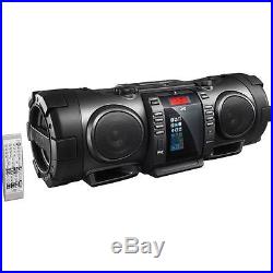 JVC Portable CD Boomblaster with Lightning Dock, Bluetooth & DAB (RVNB100B)