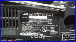 JVC Portable CD Player PC-X550 Cassette Tape Player AM/FM 1-Bit DA Converter