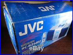 JVC RC-BZ6BU CD PORTABLE PLAYER TUNER RADIO BOOMBOX open/damaged box