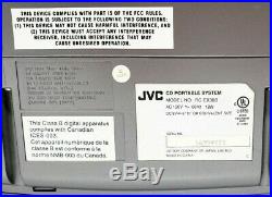 JVC RC-EX30b CD/Casette/AMFM Portable System (Boom Box) VERY RARE