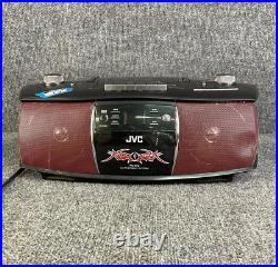 JVC RC-ST2BK Portable Handheld AM/FM Stereo Radio CD Cassette Player Boombox