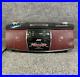 JVC RC-ST2BK Portable Handheld AM/FM Stereo Radio CD Cassette Player Boombox