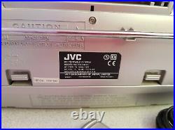 JVC RC-ST3 Vintage Portable Radio CD Cassette Tape Player/Recorder Boombox