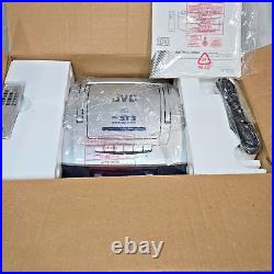 JVC RC-ST3SL AM/FM CD Cassette Boombox Power Cord 2003 RARE Open Box