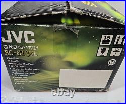 JVC RC-ST3SL AM/FM CD Cassette Boombox Power Cord 2003 RARE Open Box