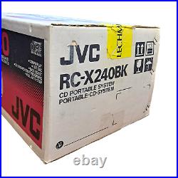 JVC RC-X240 CD Radio Cassette Player/Recorder Orig sealed box opened for testing