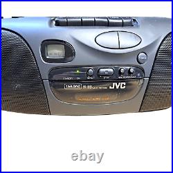 JVC RC-X240 CD Radio Cassette Player/Recorder Orig sealed box opened for testing