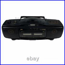 JVC RC-X610 CD Portable System Boom Box Cassette Player Stereo CD