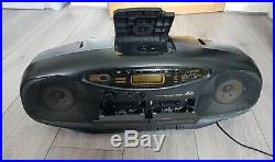 JVC RC-X720 Stereo Portable System CD Cassette Radio Player Beatbox Boombox