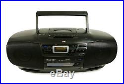JVC RC-X740 Portable Stereo Multi Bass Boombox with Cassette Player, Radio, CD