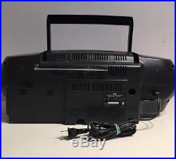 JVC RC-XC1 AM/FM 3 Disc CD Changer Cassette Player Boombox Portable Stereo
