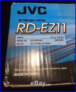 JVC RD-EZ11 Portable AM/FM Radio CD-R/RW Player Boombox MP3 BRAND NEWithSEALED BOX