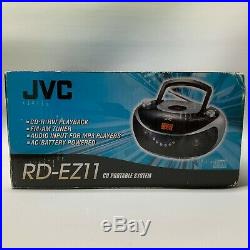 JVC RD-EZ11 Portable Boombox CD Player New