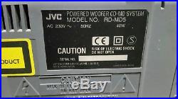 JVC RD-MD5 cd mini disc player Boombox/Portable Stereo 0701554