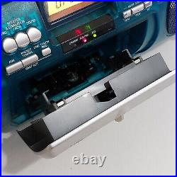 JVC RV-B550 Kaboom Pitch Control Boombox Portable Stereo Guitar Aux RV-B550BU