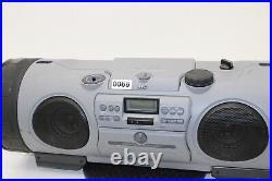JVC RV-B90GY Kaboom Boombox AM/FM Radio Tape CD Player (Dead Tape Deck)