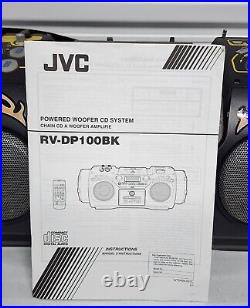 JVC RV-DP100 Kaboom Boombox Vintage Stereo