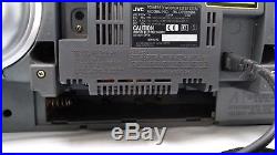 JVC RV-DP200 Portable Boombox Ghetoblaster Woofer CD Player Mixer Drum Bluetooth