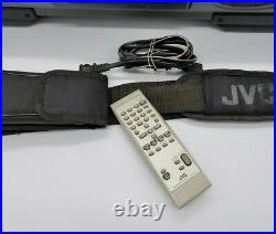 JVC RV-NB1 Kaboom Boombox Portable CD Cassette AM/FM Player Guitar Jack Remote