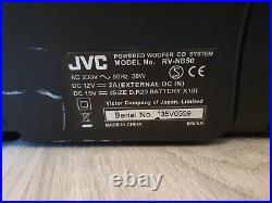 JVC RV-NB50 Boomblaster Boombox Ghetto Blaster CD Player iPod Dock Radio USB
