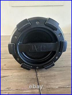 JVC RV-NB52B KABOOM! Powered Woofer Stereo Boombox w AM/FM CD USB iPod Dock