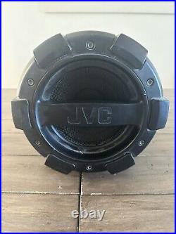 JVC RV-NB52B KABOOM! Powered Woofer Stereo Boombox w AM/FM CD USB iPod Dock