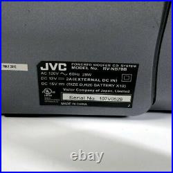 JVC RV-NB70 Portable Boombox Stereo CD Player/Radio/USB Port/iPhone iPOD Dock