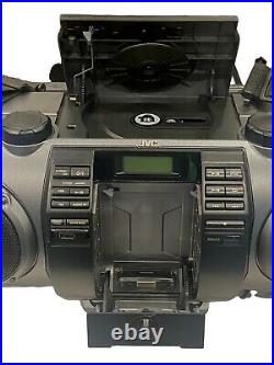 JVC RV-NB70B Portable Boombox Stereo CD Player/FM Radio/USB/ iPOD Dock Working