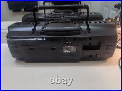 JVC Victor RC-X50 G-Horn EX Bass CD AM/FM Radio Double Cassette Player