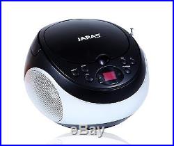 Jaras Sport Portable Stereo CD Player with AM/FM Stereo Radio and Headphone Jack