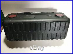 Jeep BLACK Boom Box Stereo AM FM WB CD Cassette Radio Player Portable Boom Box