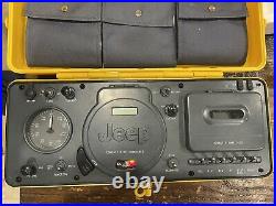 Jeep Boombox Portable CD Radio AM/FM Cassette Player Yellow WPSS-1A (New in Box)