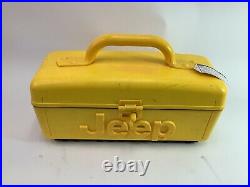 Jeep Boombox Portable CD Radio Am/fm Cassette Player Yellow Wpss-1a