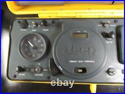 Jeep Boombox Portable CD Radio Am/fm Cassette Player Yellow Wpss-1a (excellent)