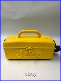 Jeep Portable Boombox, CD Player, FM/AM Radio, Cassette Player in Yellow WPSS-1A