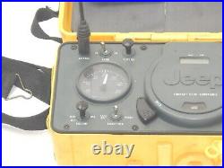 Jeep Rare Portable Boombox AM FM Radio CD Cassette Player Yellow FREE SHIPPING
