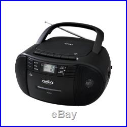 Jensen CD-545 Portable Stereo CD Player with Cassette Recorder and AM/FM Radio