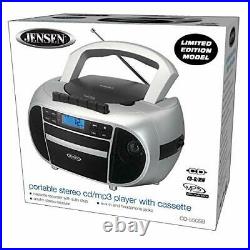 Jensen CD-550SMP3 Top-Loading Boombox CD/MP3 Black Series CD/MP3 AM/FM Radio