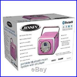 Jensen CD-555 Limited Edtion Portable Bluetooth Music System with CD Player