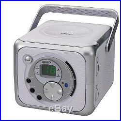 Jensen CD- 555 Portable Wireless Bluetooth Audio Music System CD Player Boombox