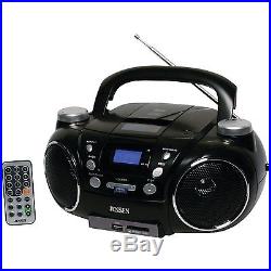 Jensen CD-750 Portable AM/FM Stereo CD Player Black