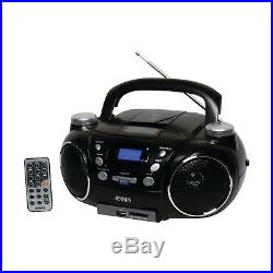 Jensen CD750 Portable AM/FM Stereo CD Player with MP3 Encoder/Player (Black)