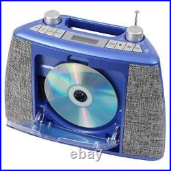 Jensen Home CD Player System Sport Handle + Bluetooth Boombox Portable Blueto